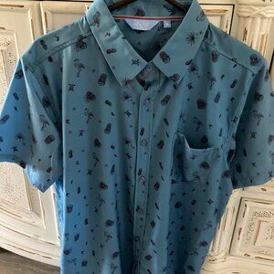 NEW-Mens Tropical Shirt